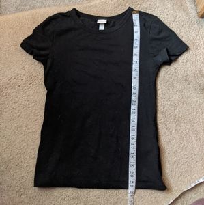 Black H&M basics Tee
